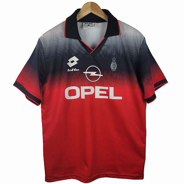 AC milan retro jersey vintage replica uniform men's soccer sportswear football shirt 1996-1997